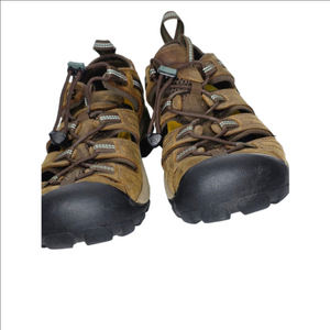 Men's KEEN Brown Black Waterproof Sandals Size 10